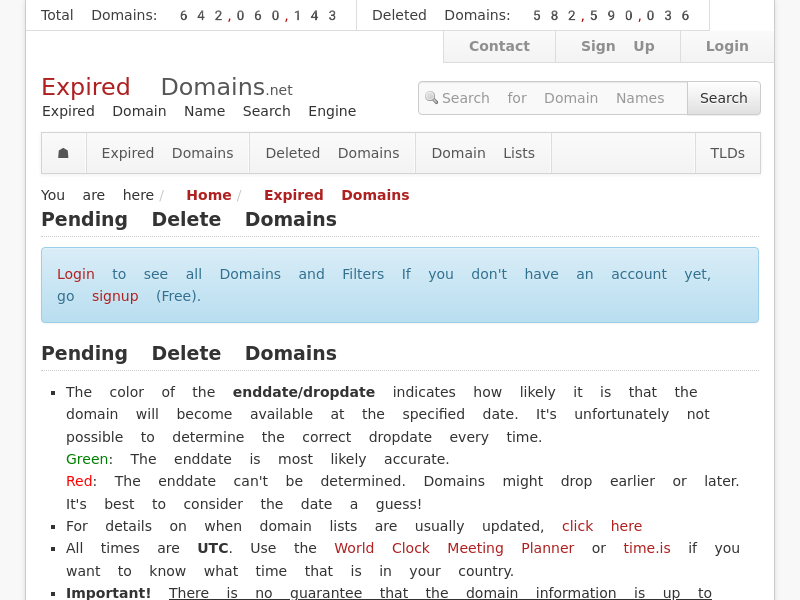 Expired Domains